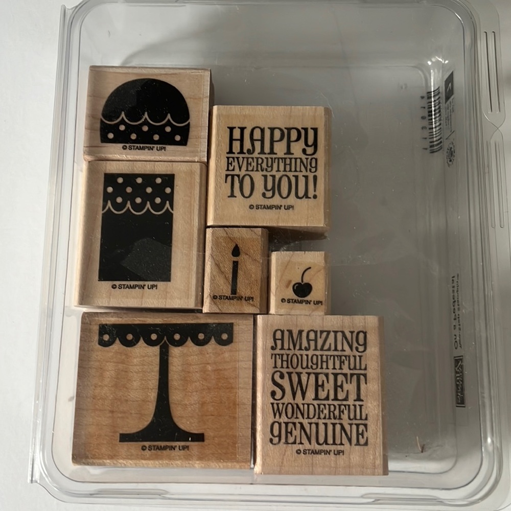 Stampin’Up (Retire) On a Pedestal Stamp Set